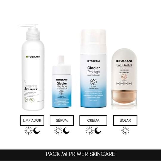 comprar energizing, glacier y sun shiel-d de toskani