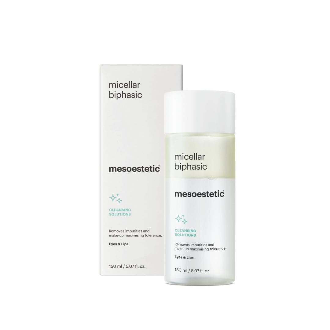 comprar desmaquillante de ojos waterproof micellar biphasic de mesoestetic