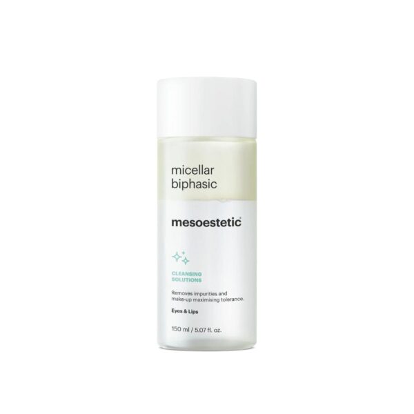 comprar desmaquillante de ojos waterproof micellar biphasic de mesoestetic